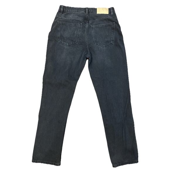 Cotton On Jeans Womens 10 Black Long Straight 30 - Picture 6 of 9